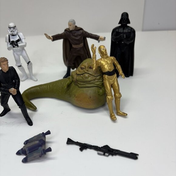 2007 LFL Star Wars C-3PO action figure keychain keyring charm Mega Lot 18+ Acces - Picture 9 of 15